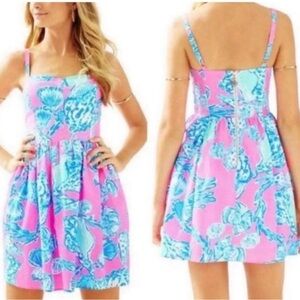 Lilly Pulitzer Pink and Blue Mini Dress